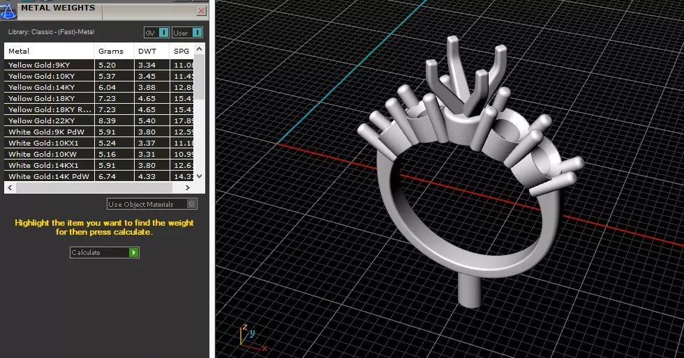 Solitaire engagement rings Model 8116 3D print model_7