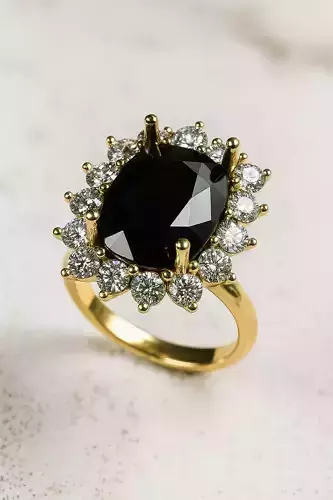 Solitaire engagement rings Model 8182