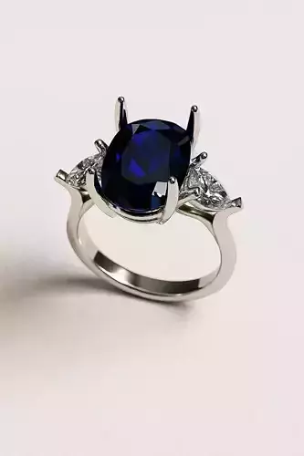 Solitaire engagement rings Model 8181 3D print model