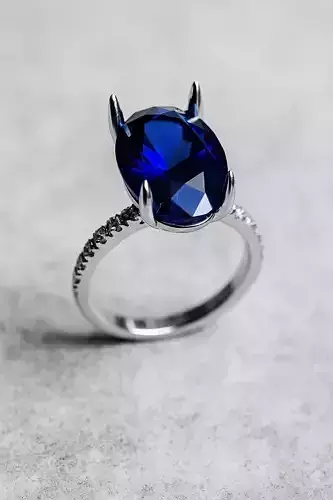 Solitaire engagement rings Model 8176