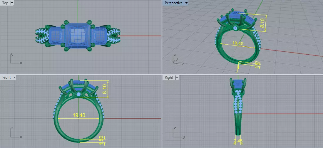 Ring Model 8172 3D print model_6