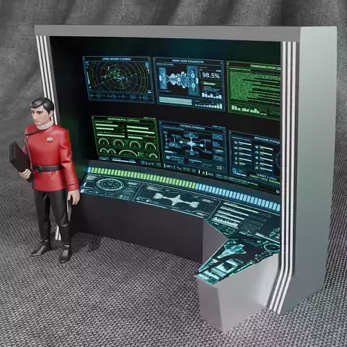 Back Left Station - USS Enterprise NCC-1701-A Main Bridge