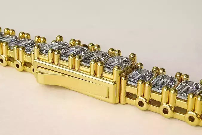 Bracelet emerald tennis Model 8163