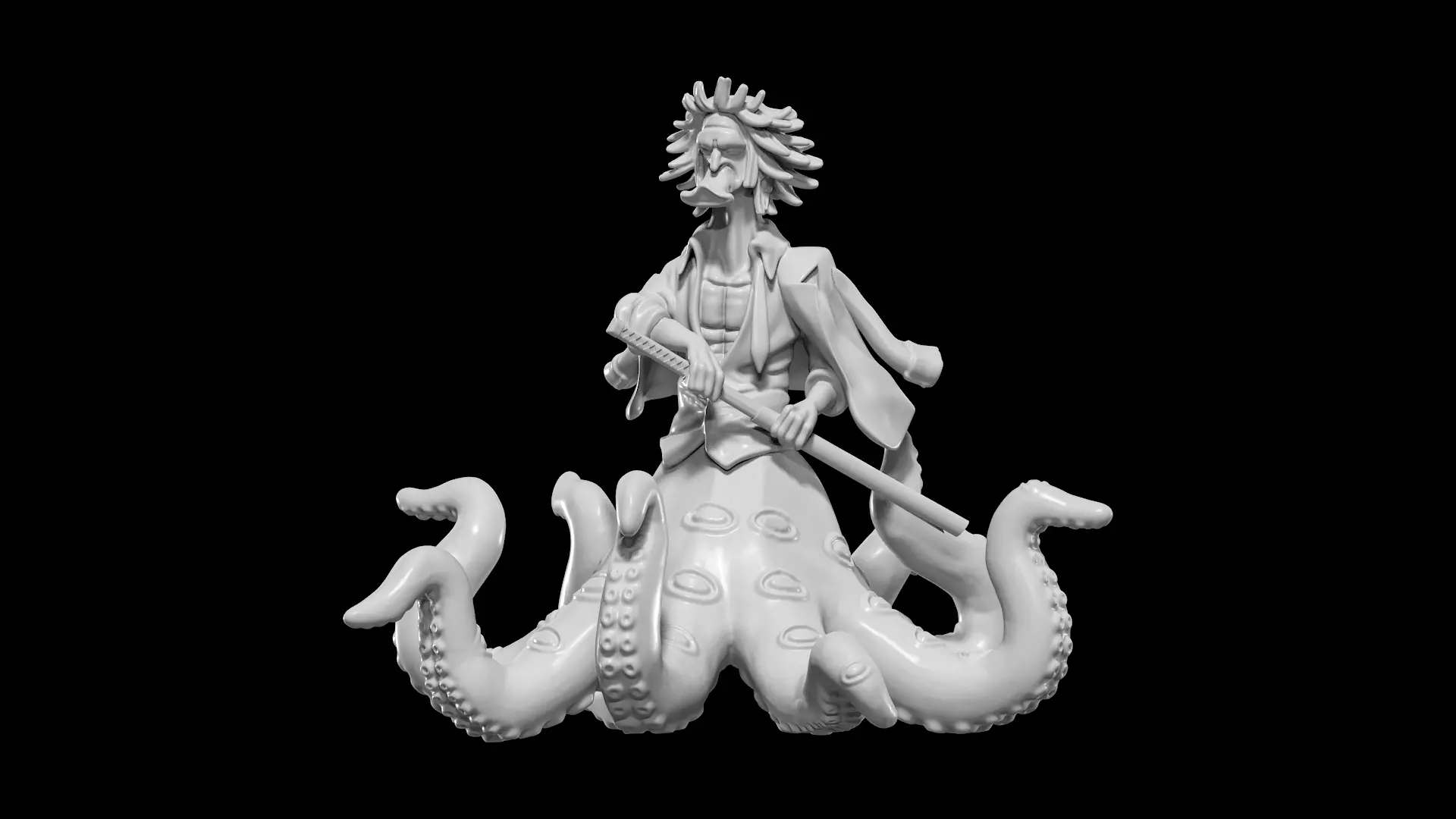 Hyouzou - FishMan Island - One piece 3D model 3D printable | CGTrader