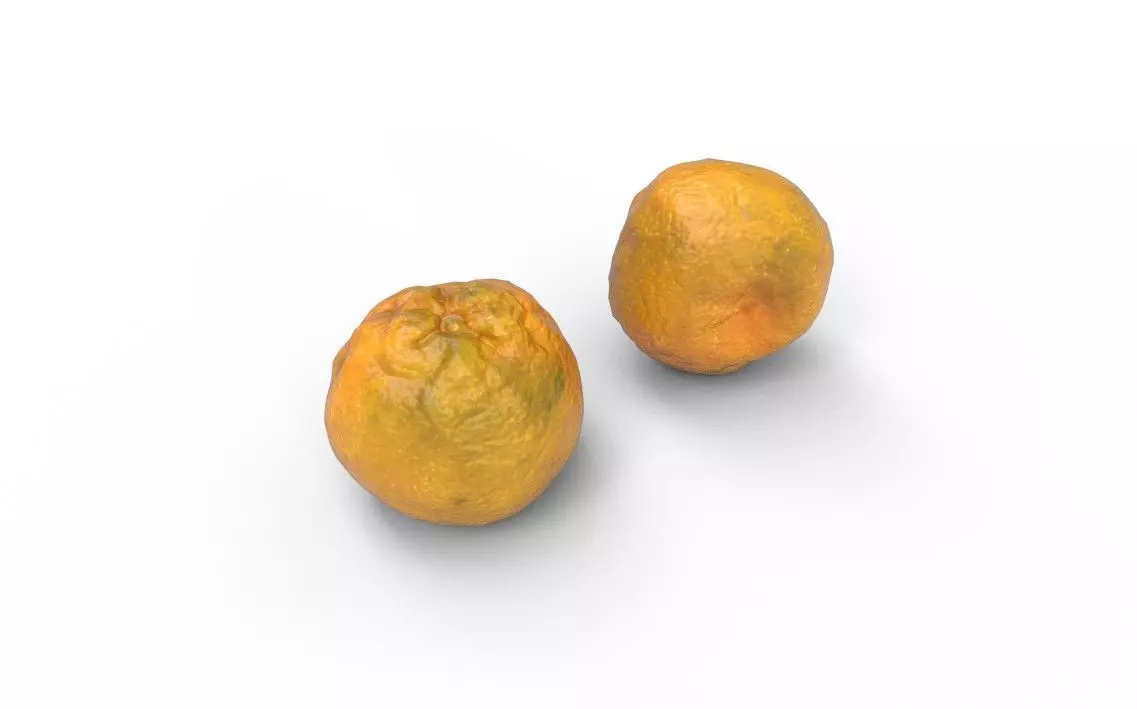 Tangerine M01 Low-poly 3D model