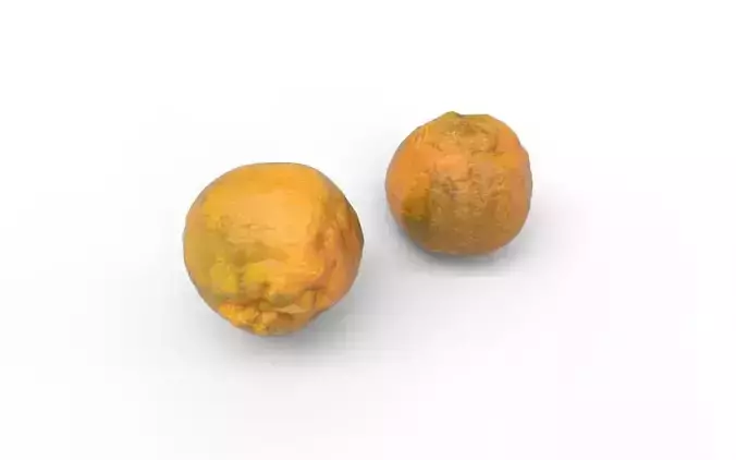 Tangerine M01 Low-poly 3D model 5