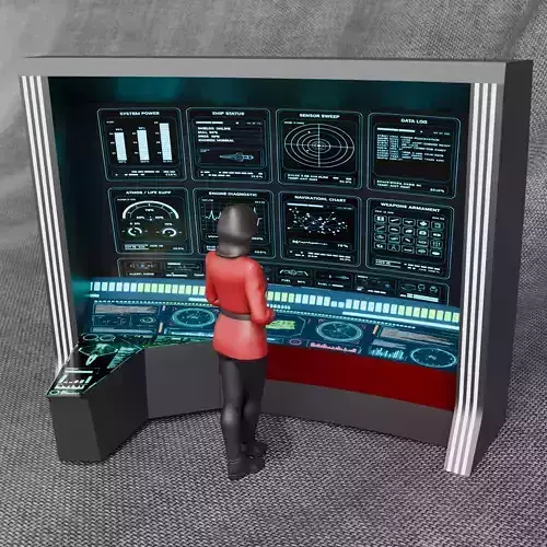 Back Right Station - USS Enterprise NCC-1701-A Main Bridge