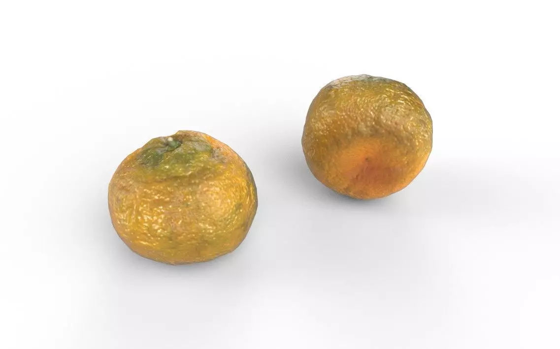 Tangerine M02 Low-poly 3D model
