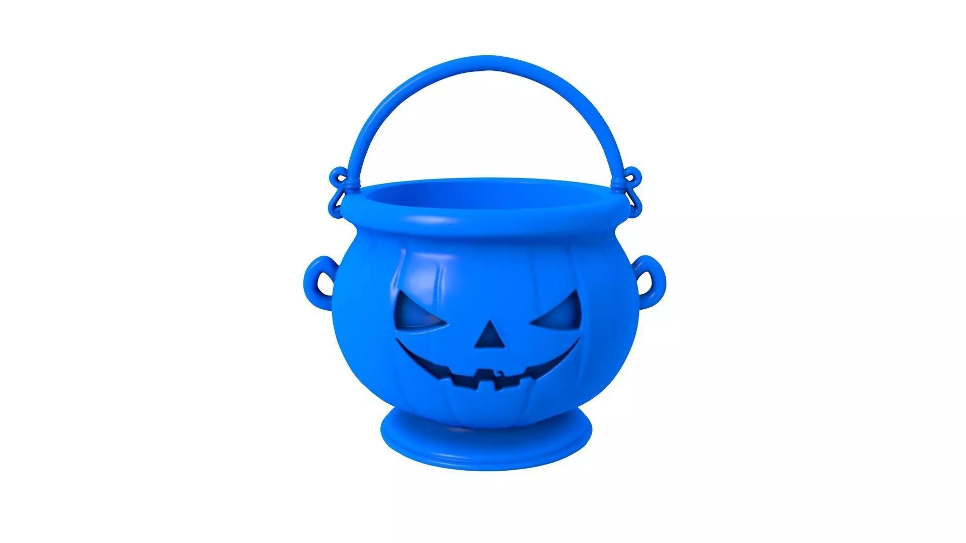 halloween couldron - pumpkin bag - halloween basket - basket 3D print model