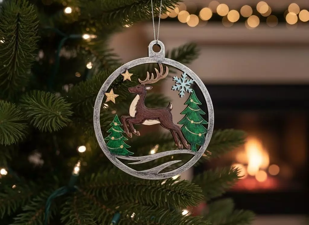 Intricate Christmas Ornament Collection Free 3D print model