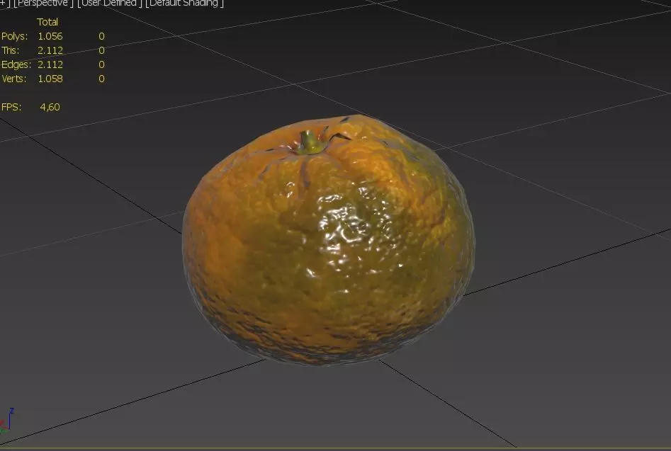 Tangerine M06 Low-poly 3D model_2