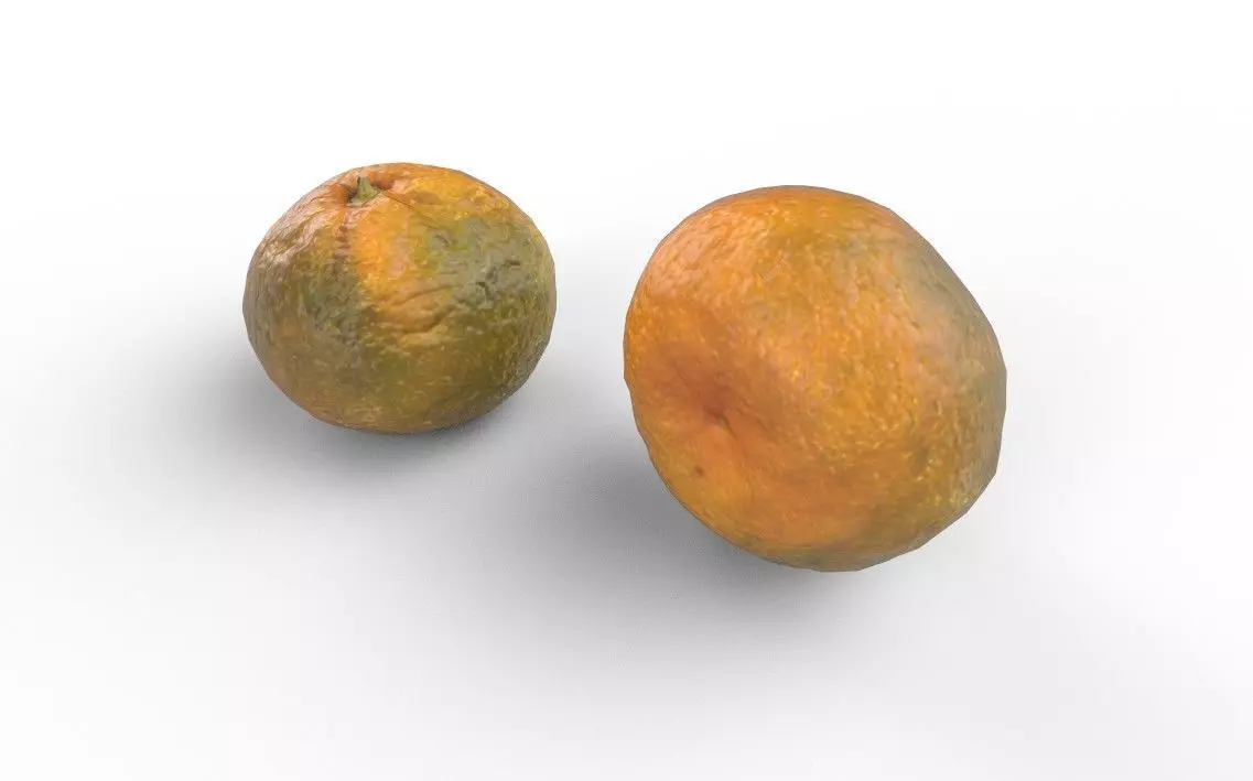 Tangerine M06 Low-poly 3D model_3