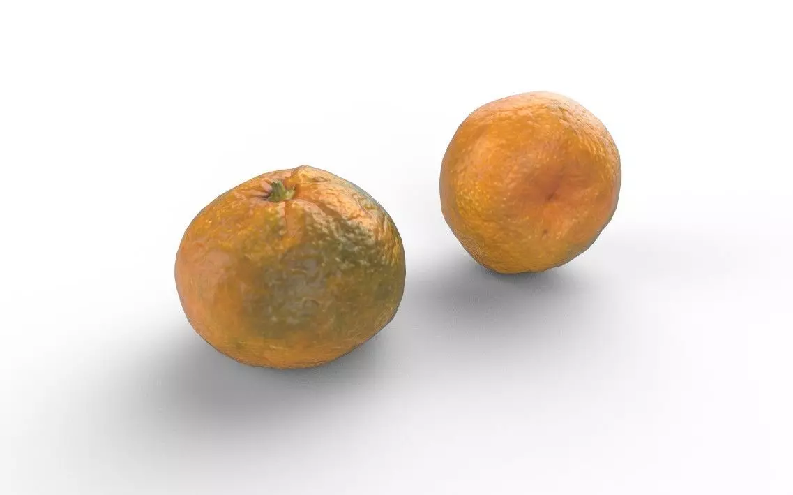 Tangerine M06 Low-poly 3D model_0