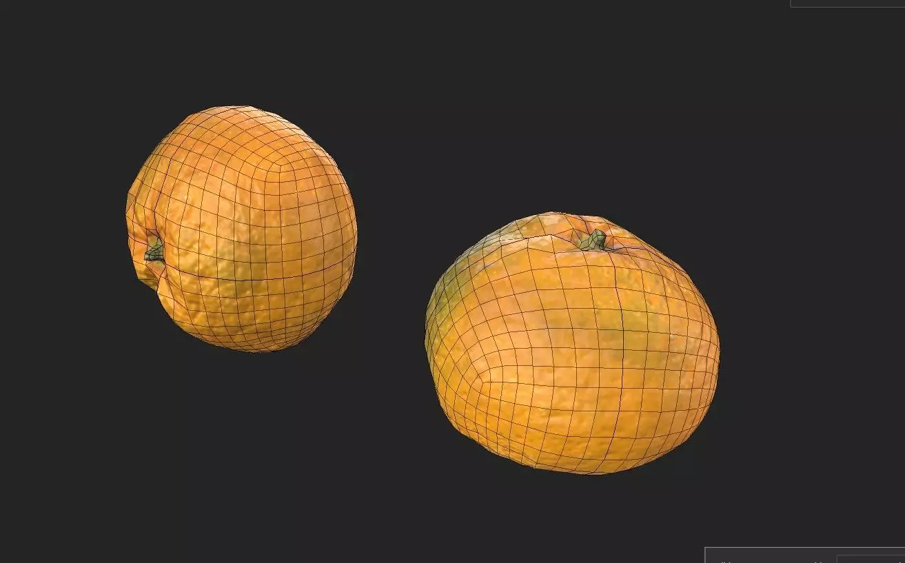 Tangerine M06 Low-poly 3D model_6