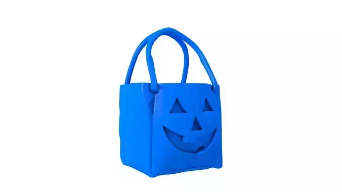 halloween bag - pumpkin bag - halloween basket - basket 
