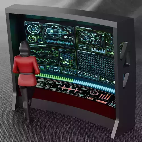 Front Far Left Station - USS Enterprise NCC-1701-A Main Bridge