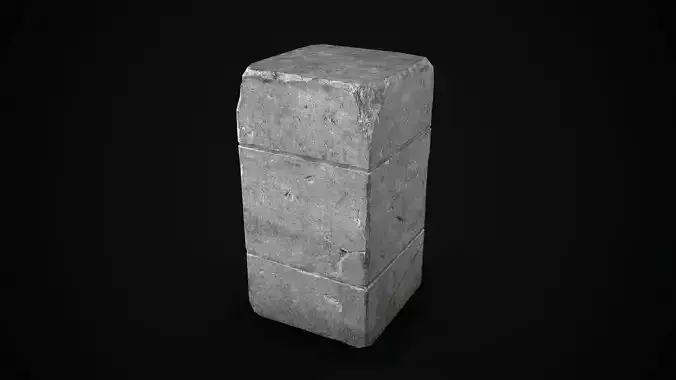 Old concrete block