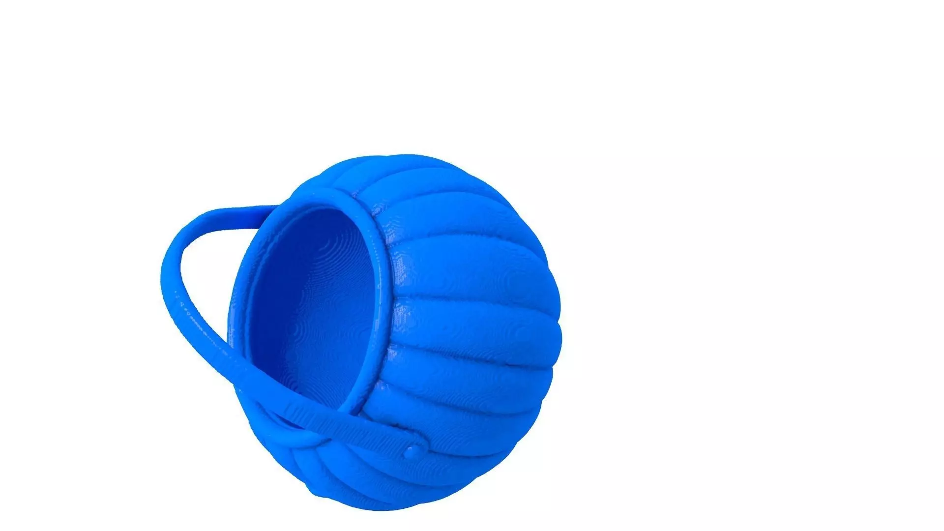 halloween basket - basket - basket stl - pumpkin  3D print model_2