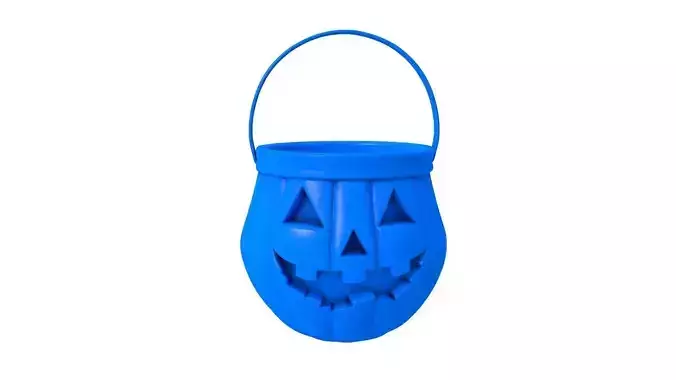 halloween basket - basket - basket stl - pumpkin basket 