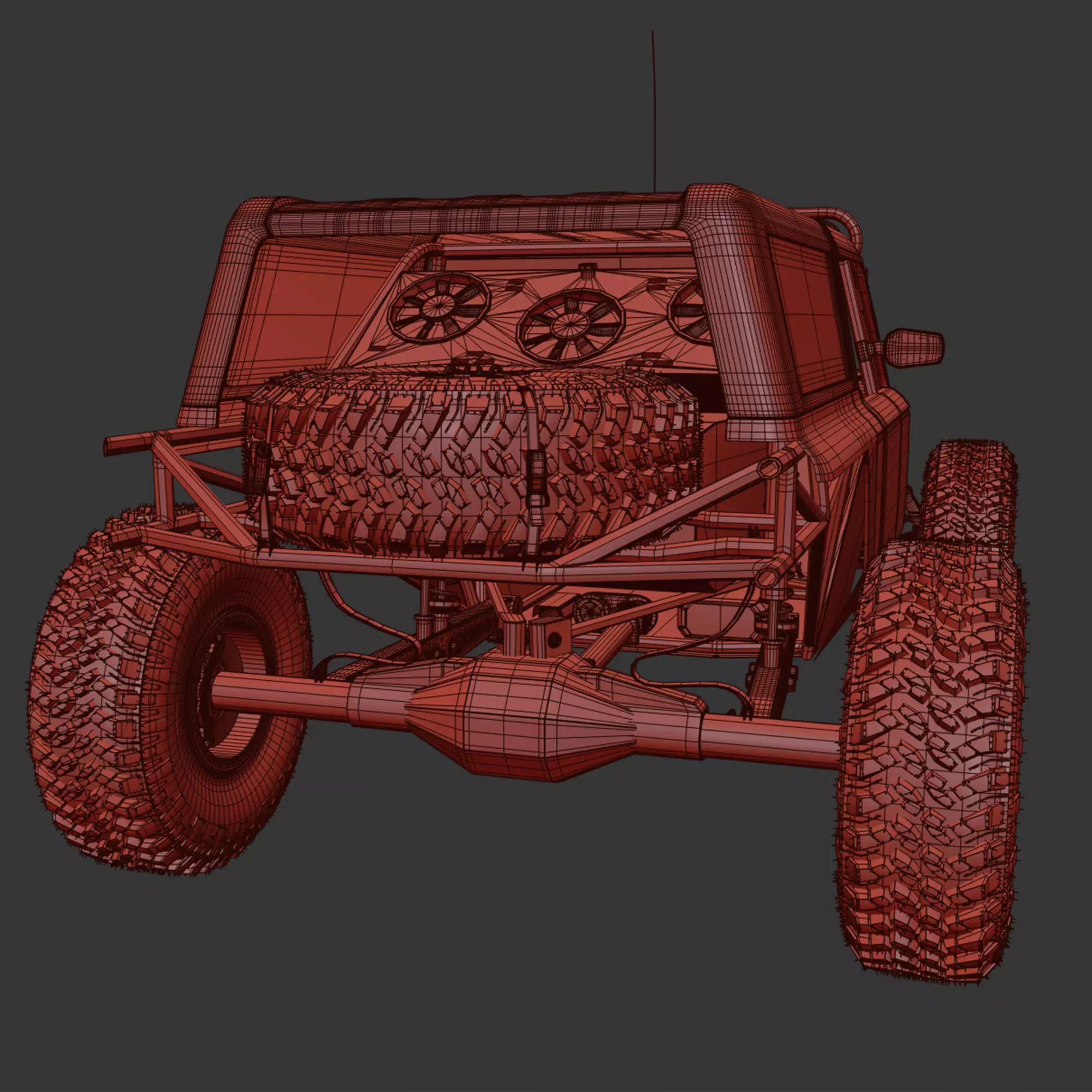 Ultra4 car 3D model_14