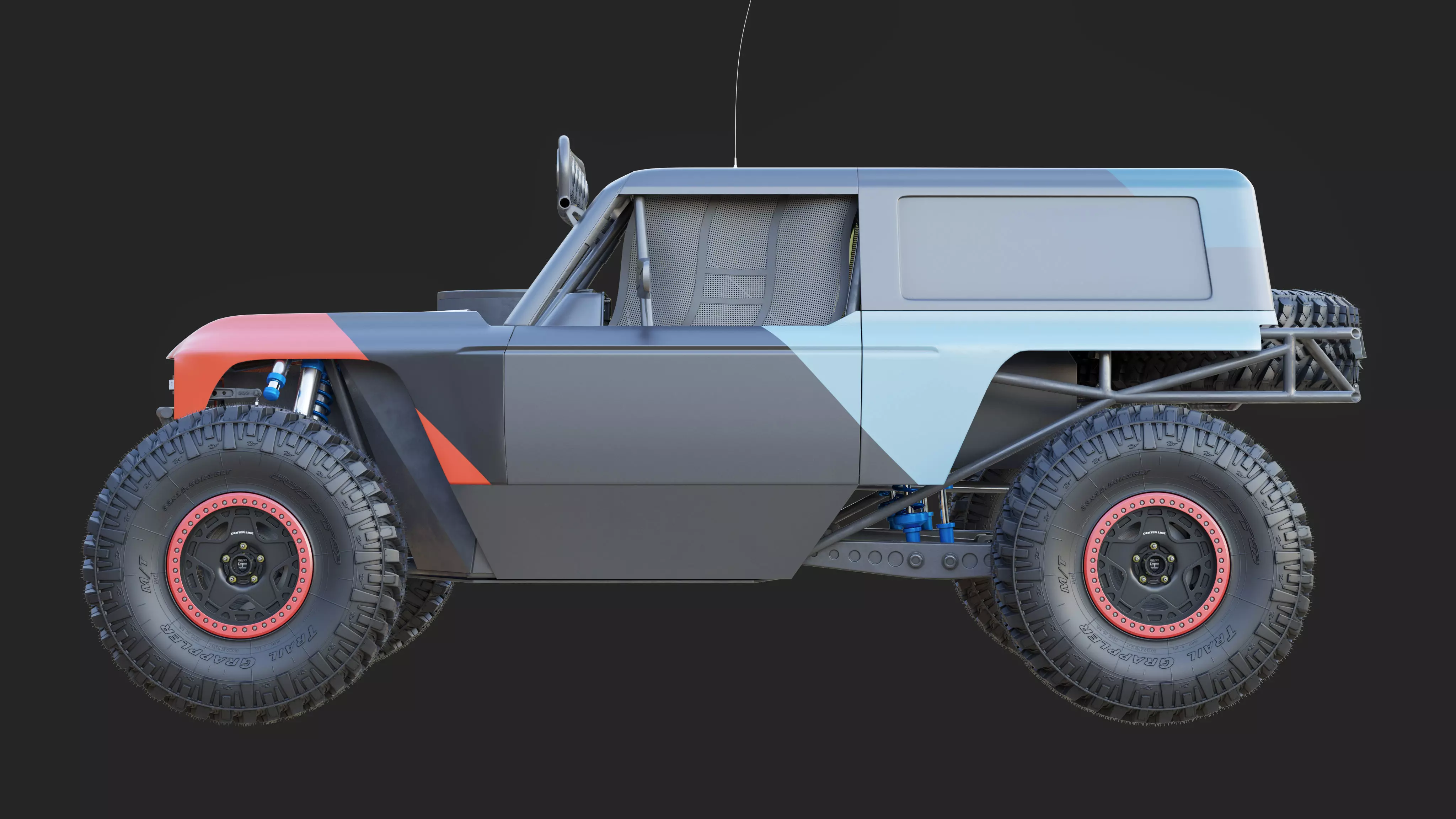 Ultra4 car 3D model_4