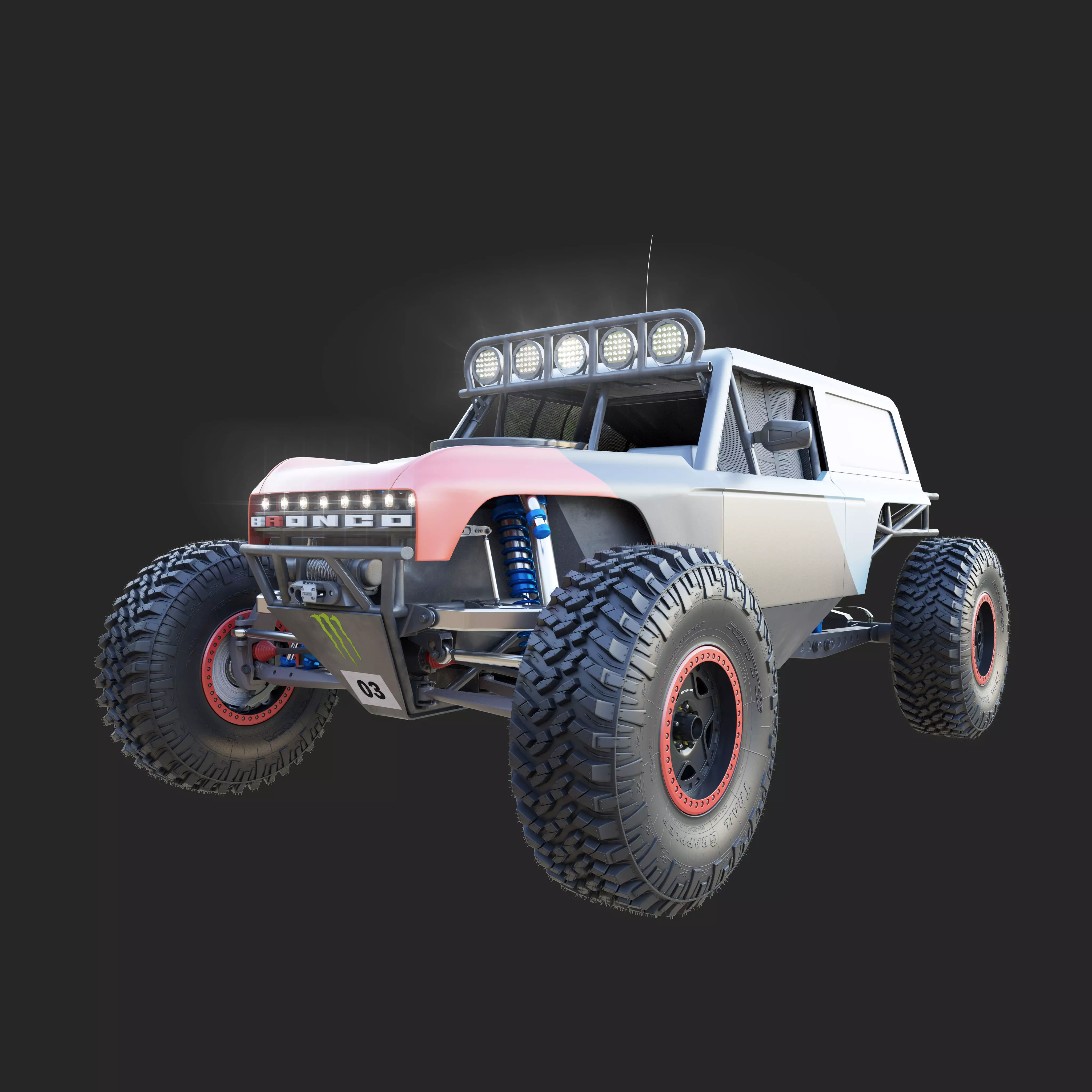Ultra4 car 3D model_0