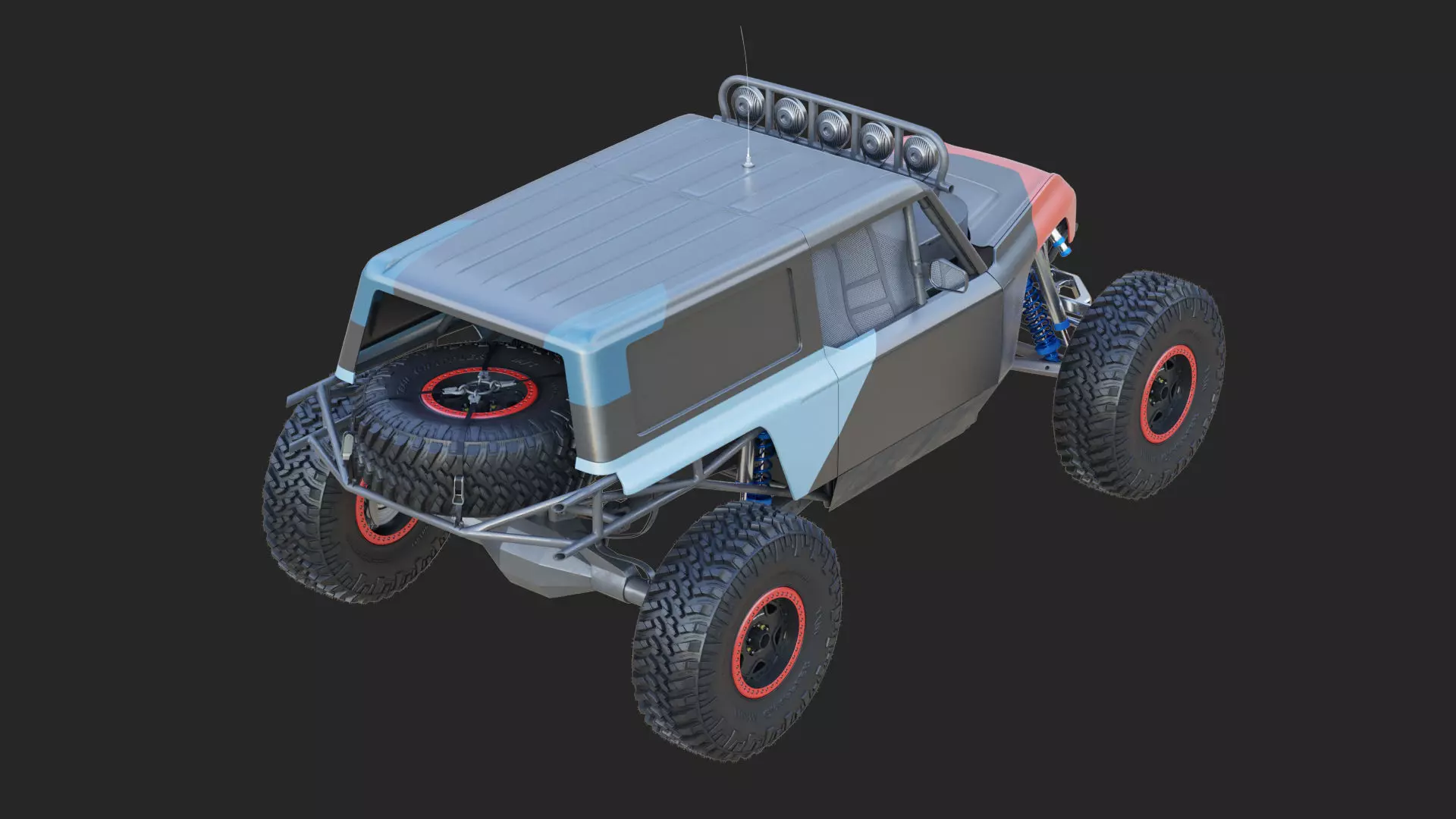 Ultra4 car 3D model_6