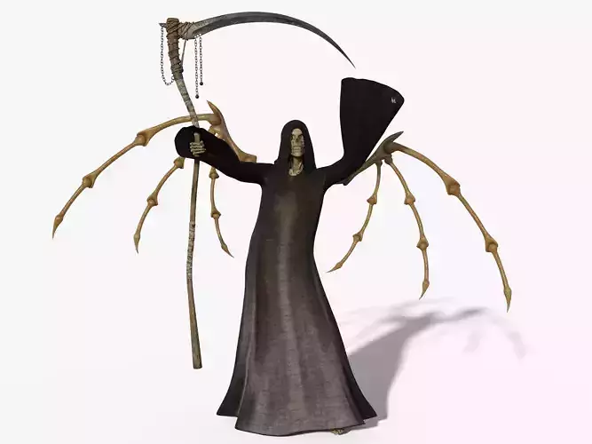 Ghost of Christmas Yet to Come visits - DEATH GRIM REAPER