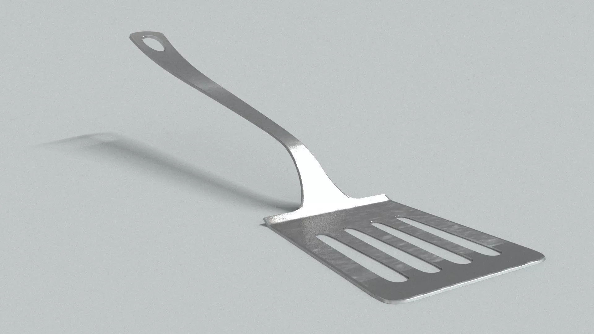 laos Spatula Low-poly 3D model_4