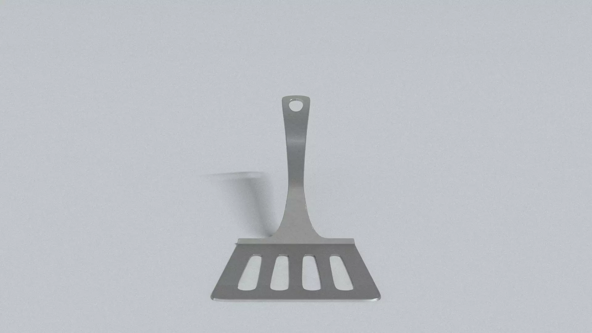 laos Spatula Low-poly 3D model_0