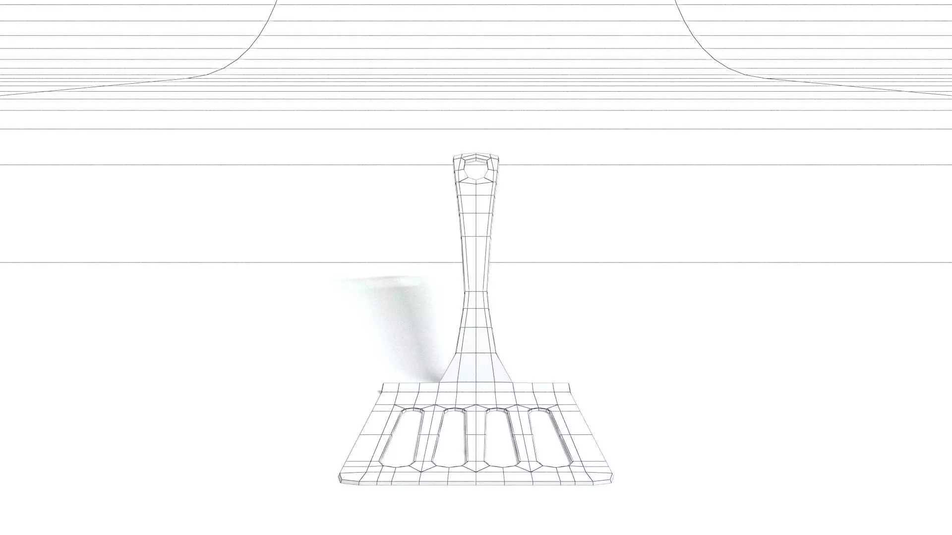 laos Spatula Low-poly 3D model_5