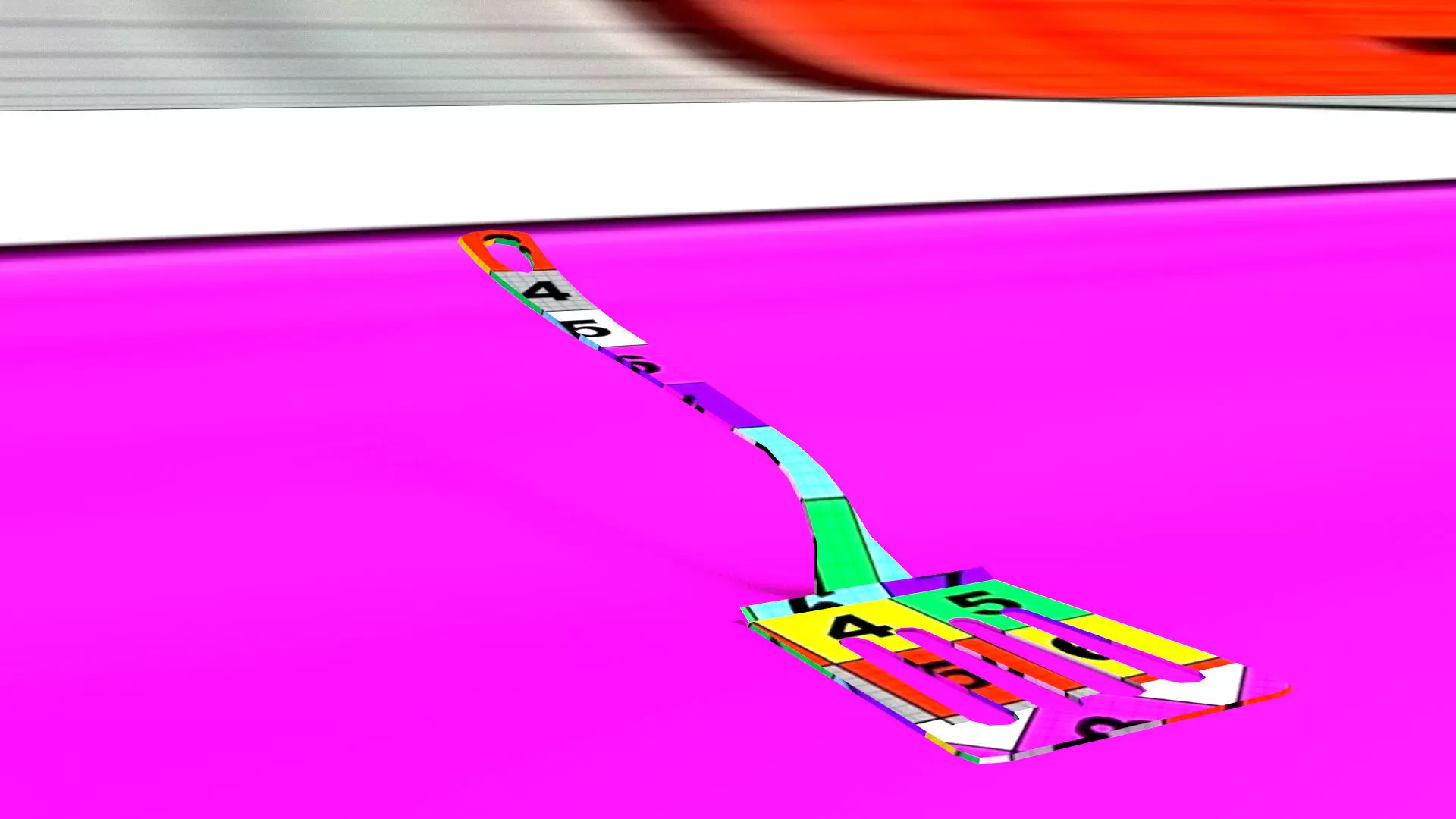 laos Spatula Low-poly 3D model_11