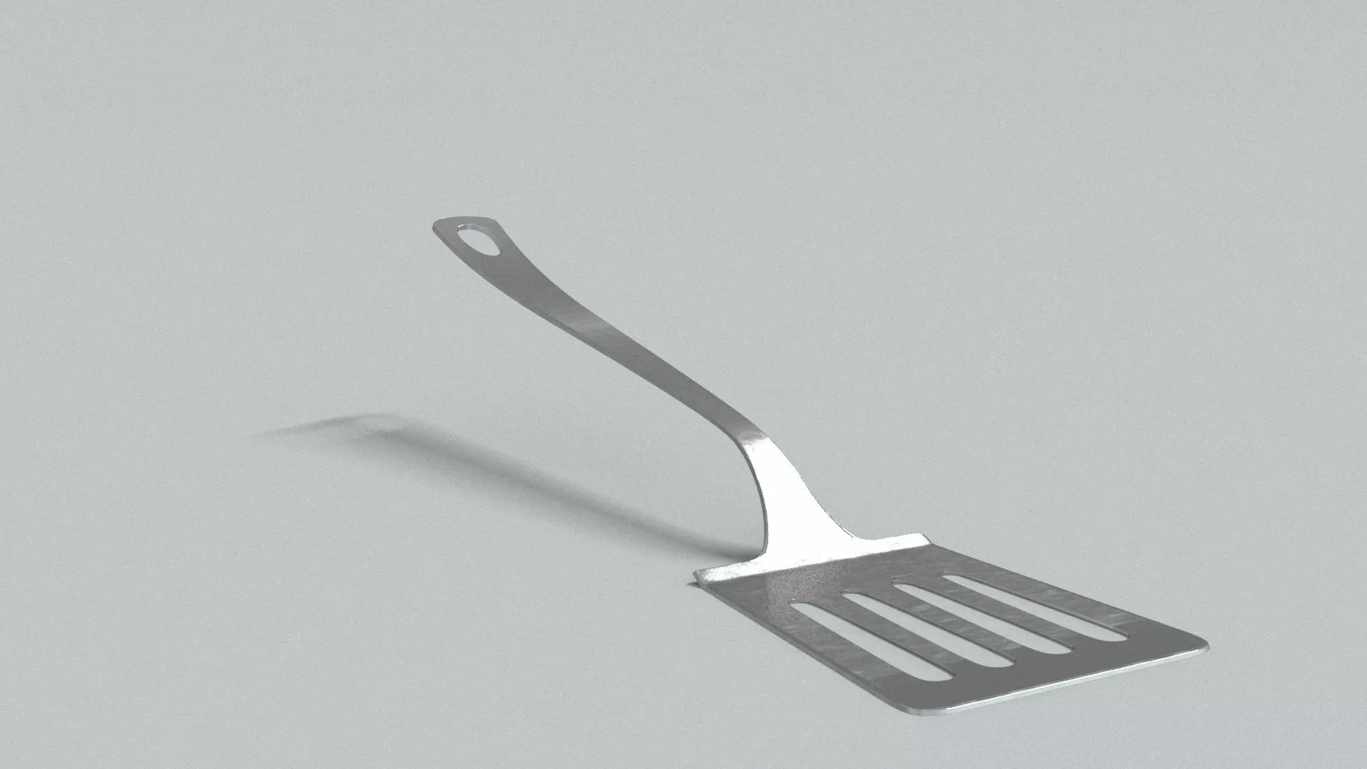 laos Spatula Low-poly 3D model_1