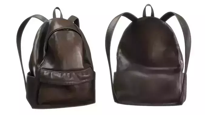 Leather Backpack v2