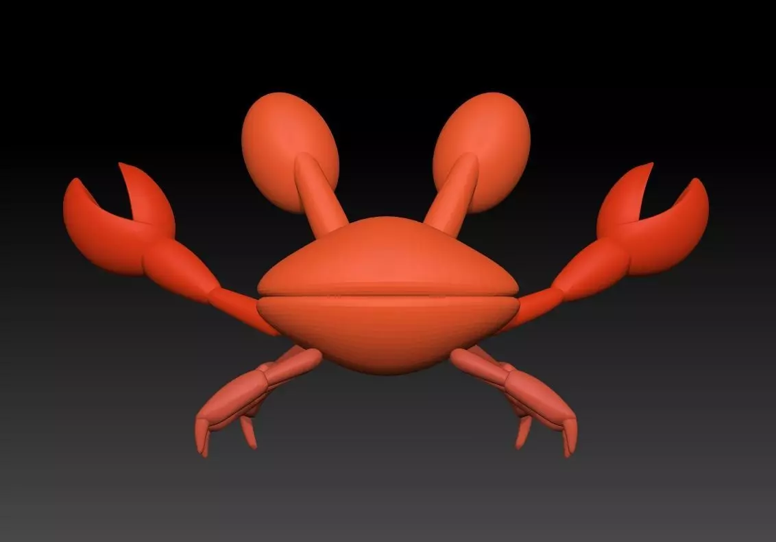 Crab 3D Model 3D model_4
