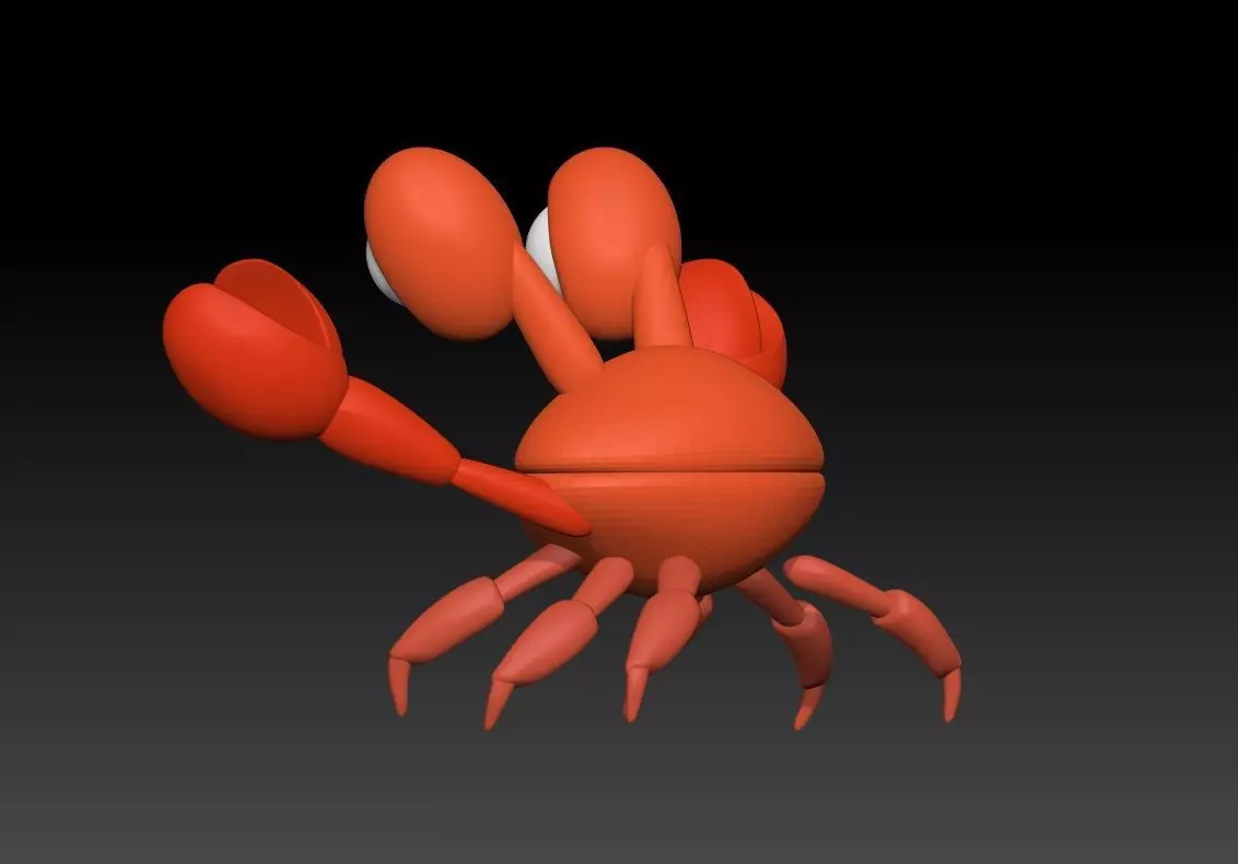 Crab 3D Model 3D model_3