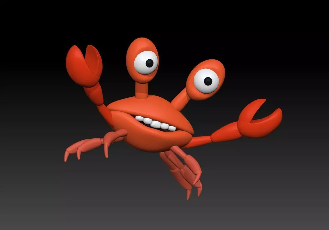Crab 3D Model 3D model_2