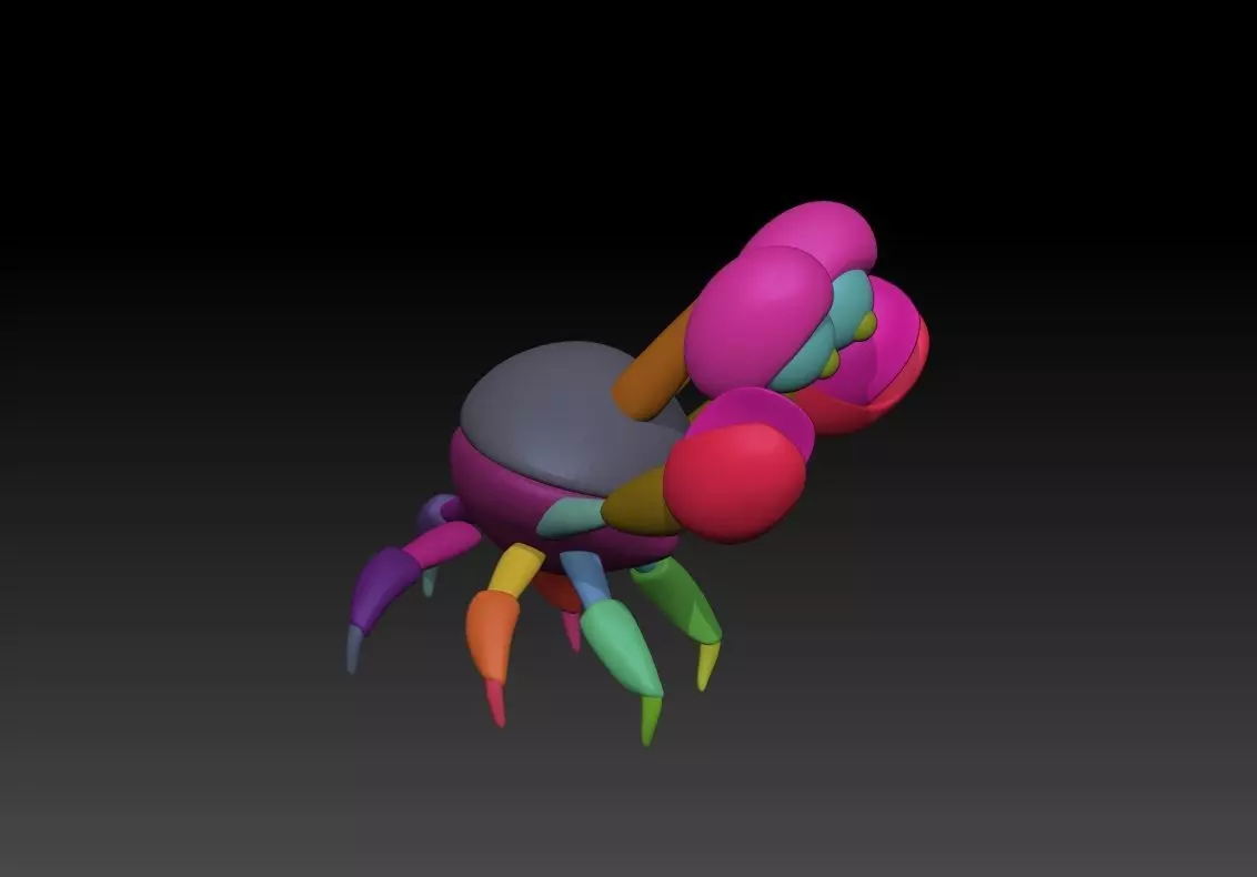 Crab 3D Model 3D model_13