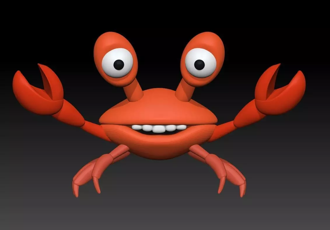 Crab 3D Model 3D model_0