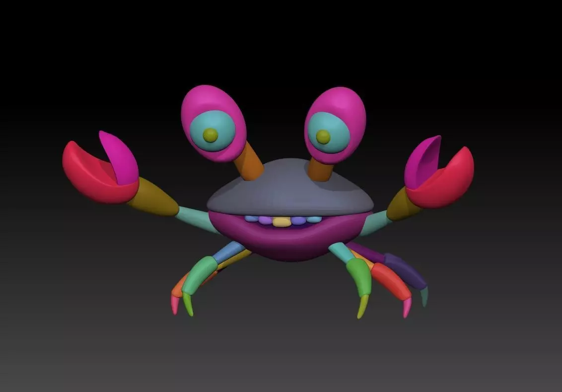 Crab 3D Model 3D model_12