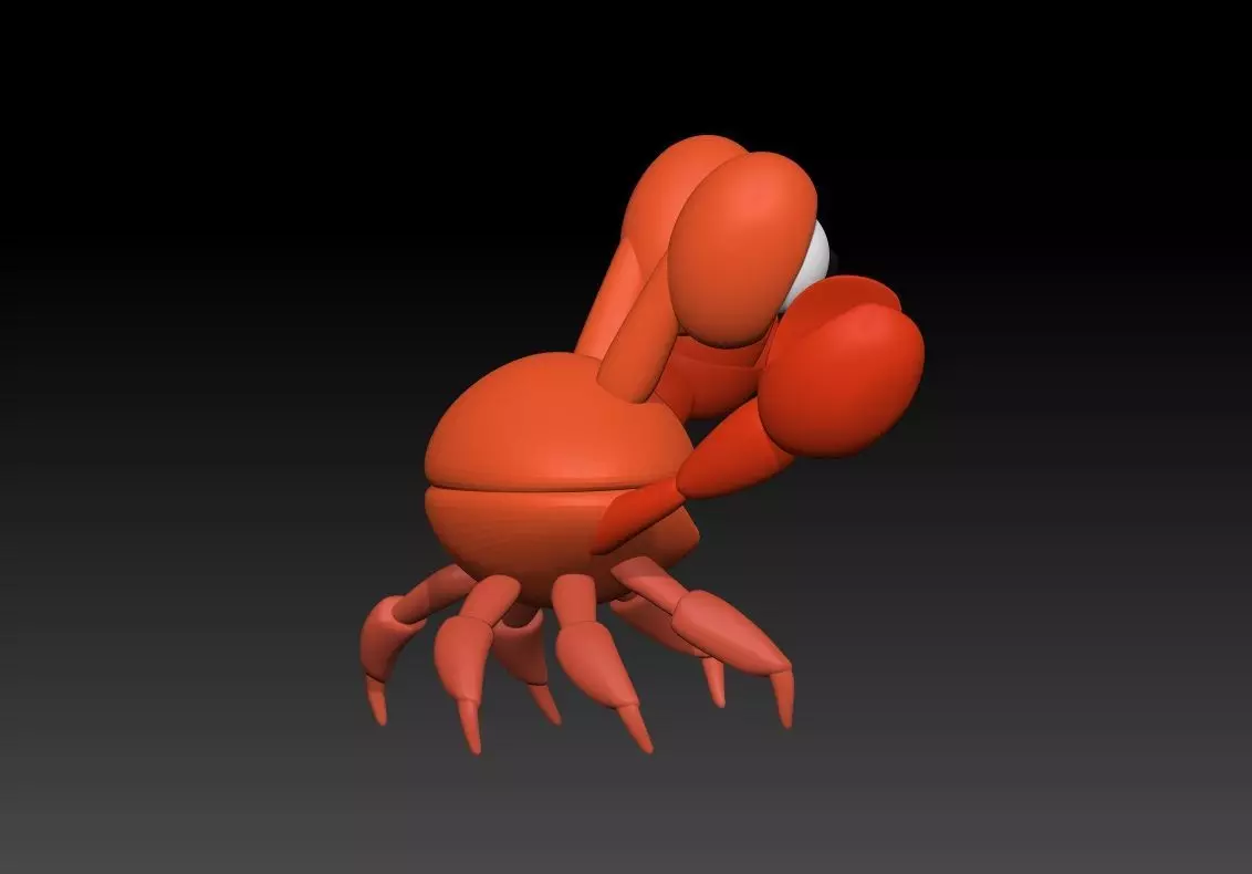 Crab 3D Model 3D model_5