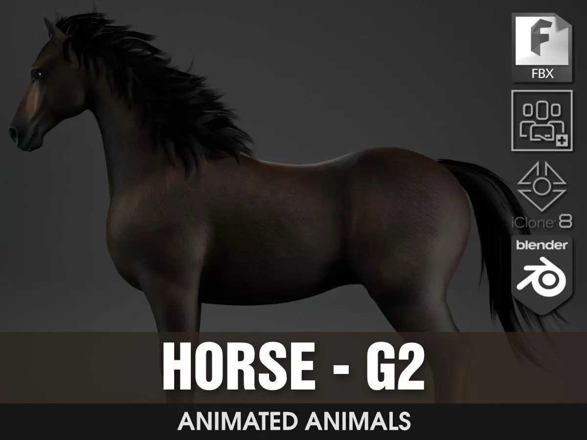 Horse-G2 3D model_0