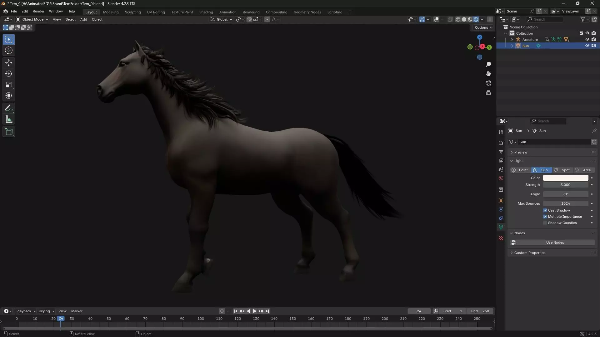 Horse-G2 3D model_22