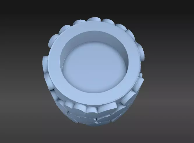 Romantic Heart-Patterned Tealight Candle Holder 3D print model_2