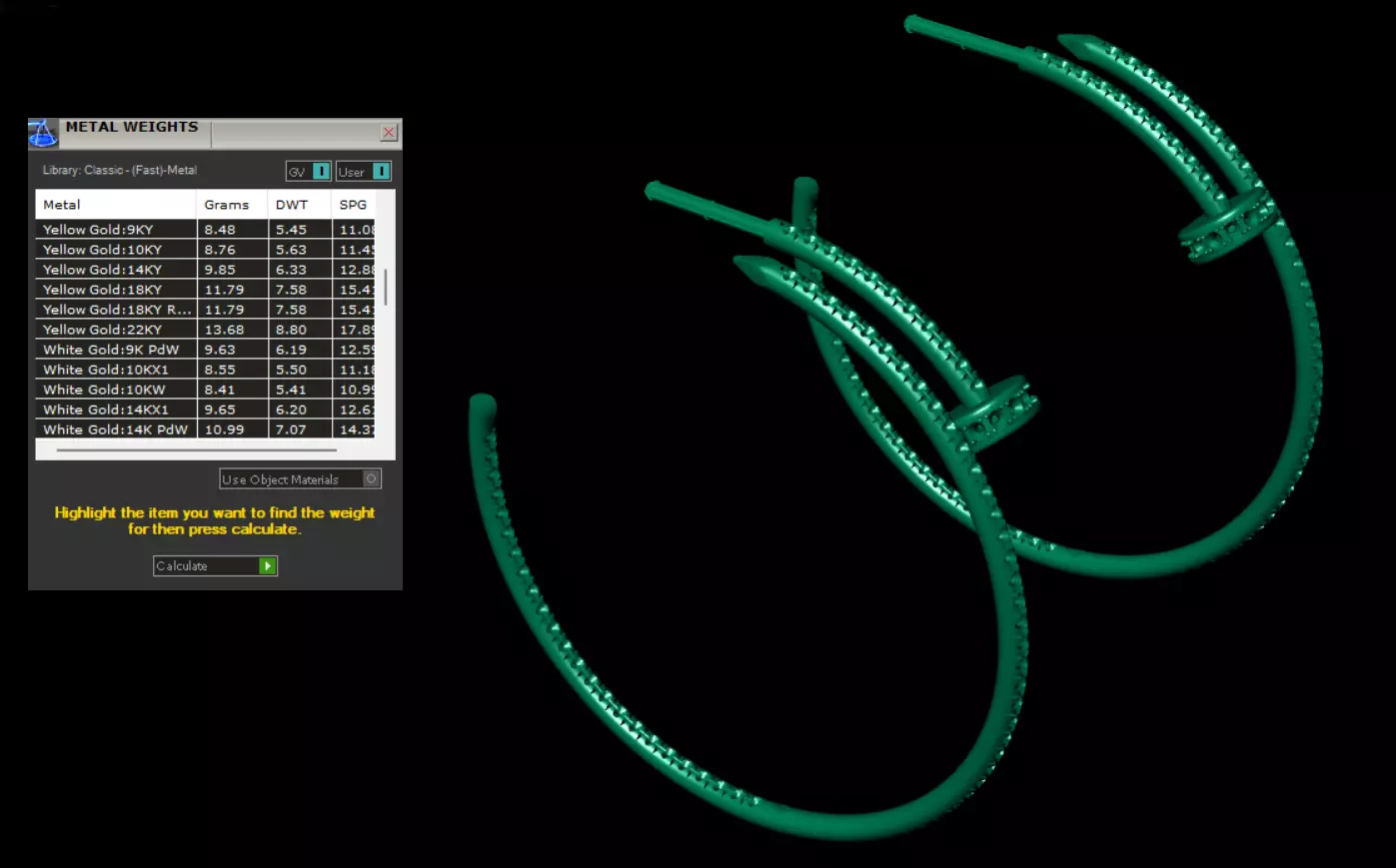 Earrings Cartier 3D print model_13