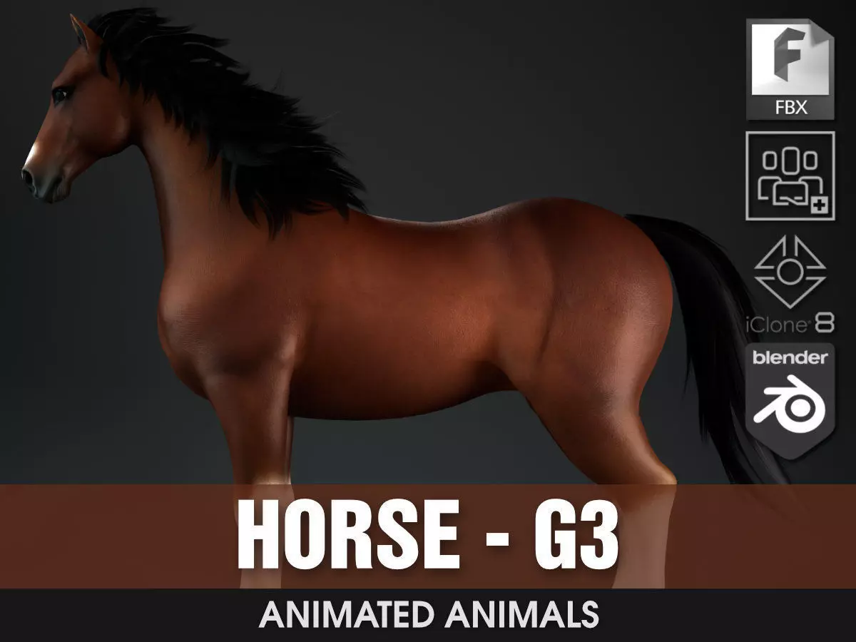 Horse-G3 3D model_0