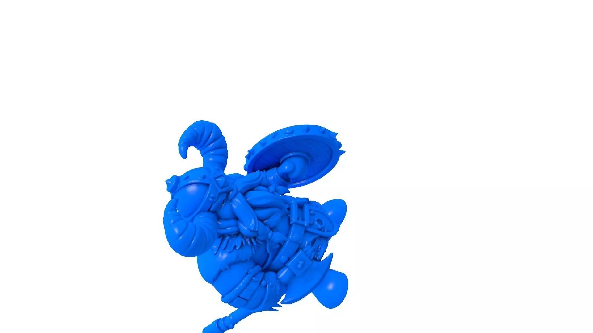 Cartoon Viking - Viking - Warrior - Viking Warrior  3D print model_1