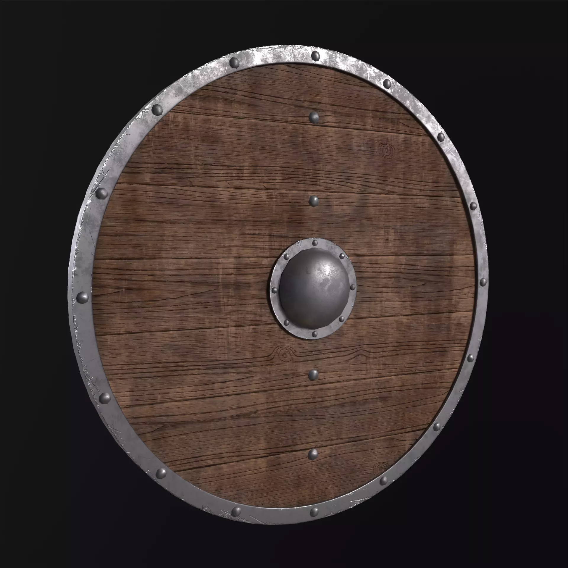 Viking Shield Collection Low-poly 3D model_18