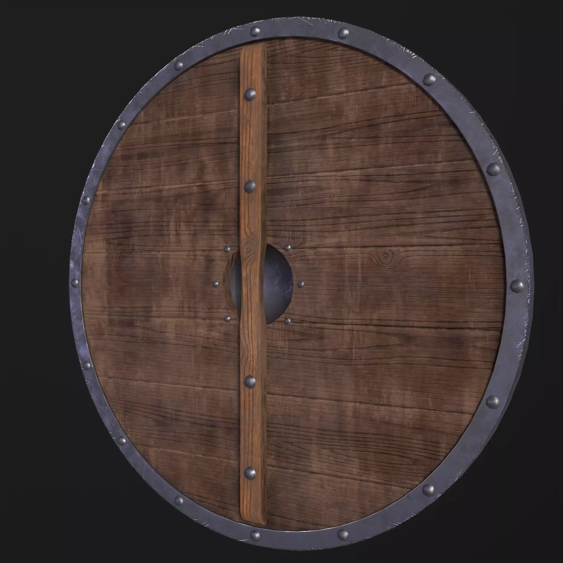 Viking Shield Collection Low-poly 3D model_3