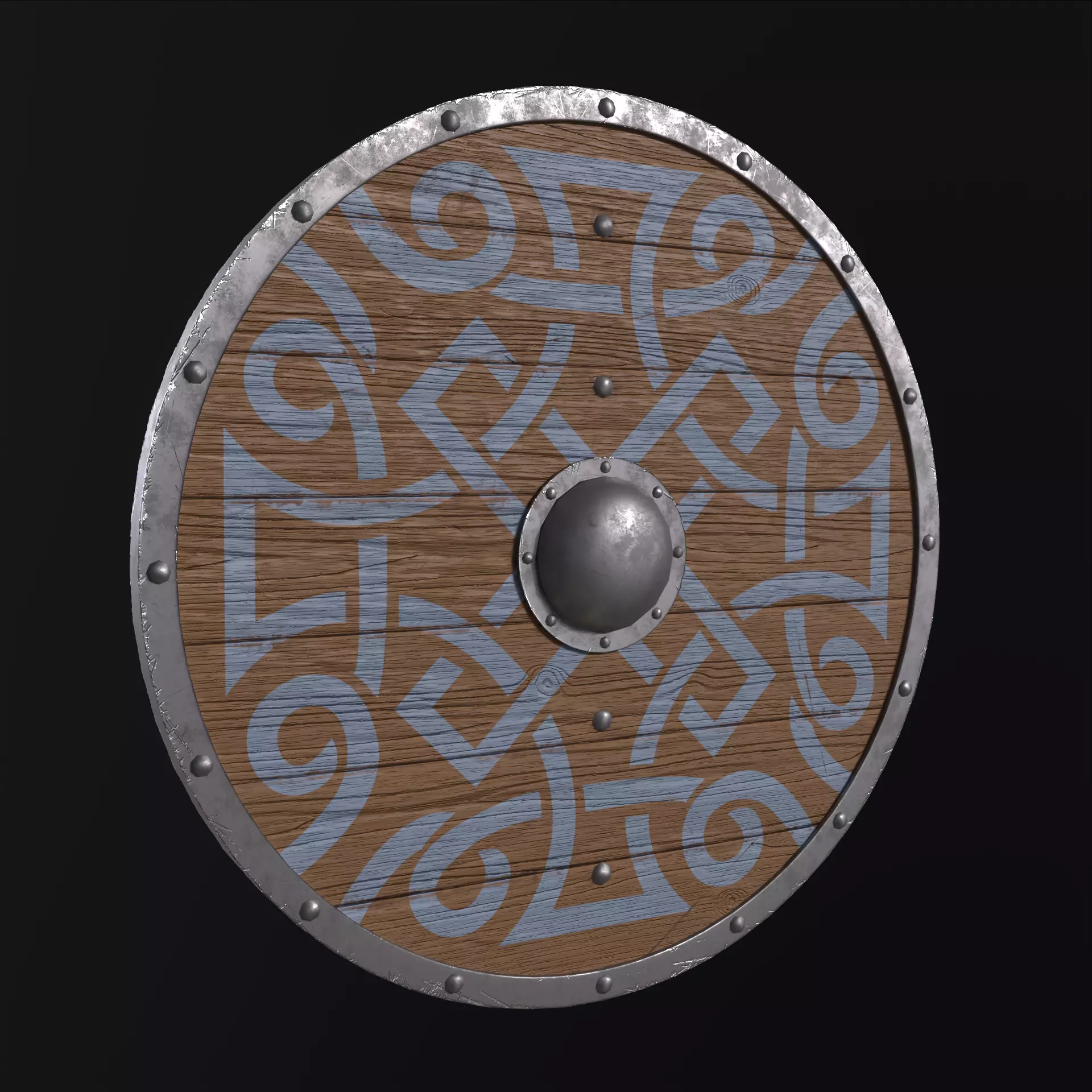 Viking Shield Collection Low-poly 3D model_52